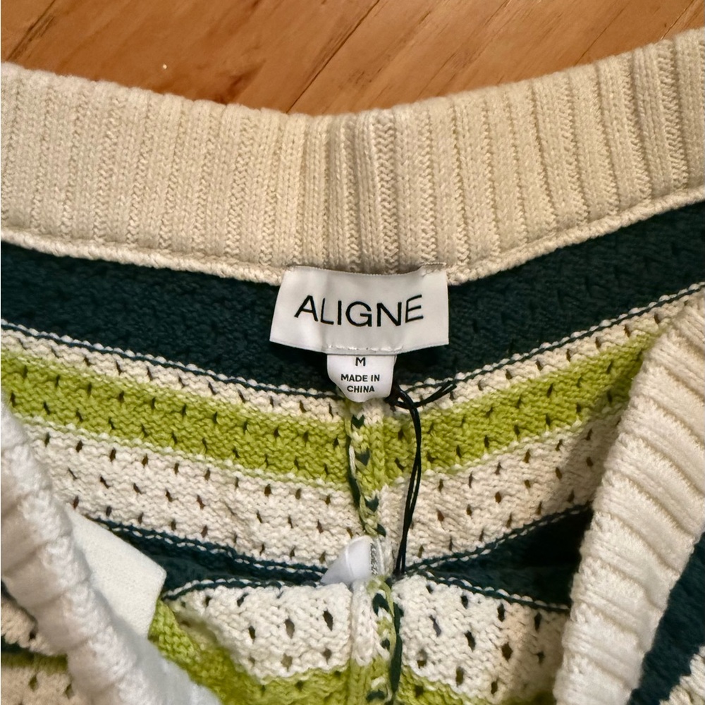 Aligne Faro Crochet Knitted Shorts NWT size M $130 - Picture 7 of 8